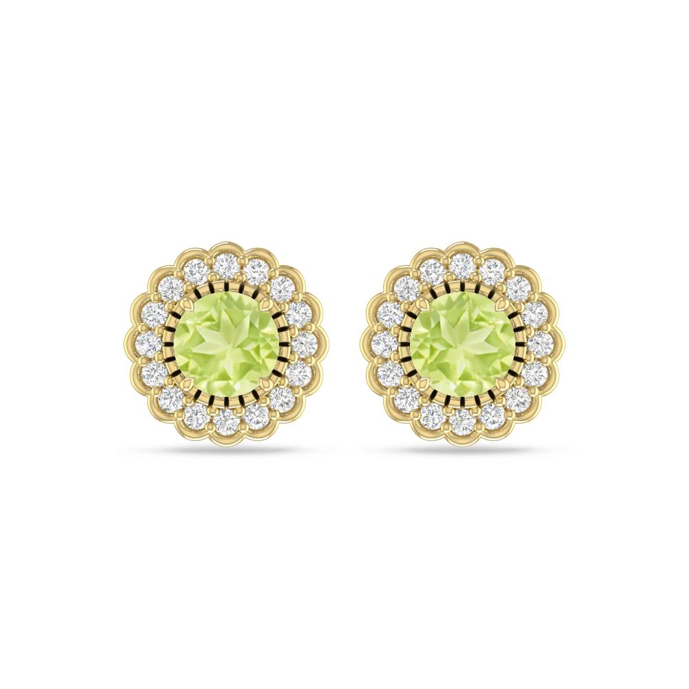Yellow Gold - Peridot