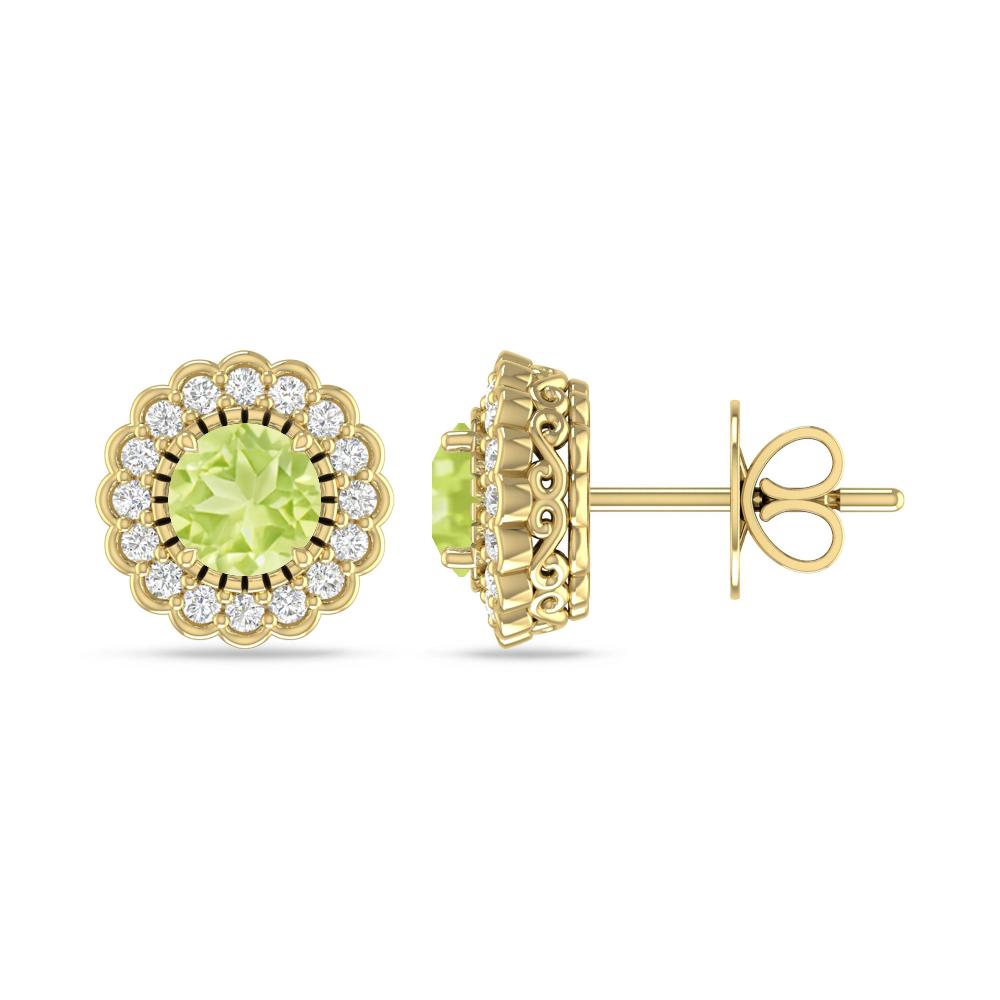 Yellow Gold - Peridot