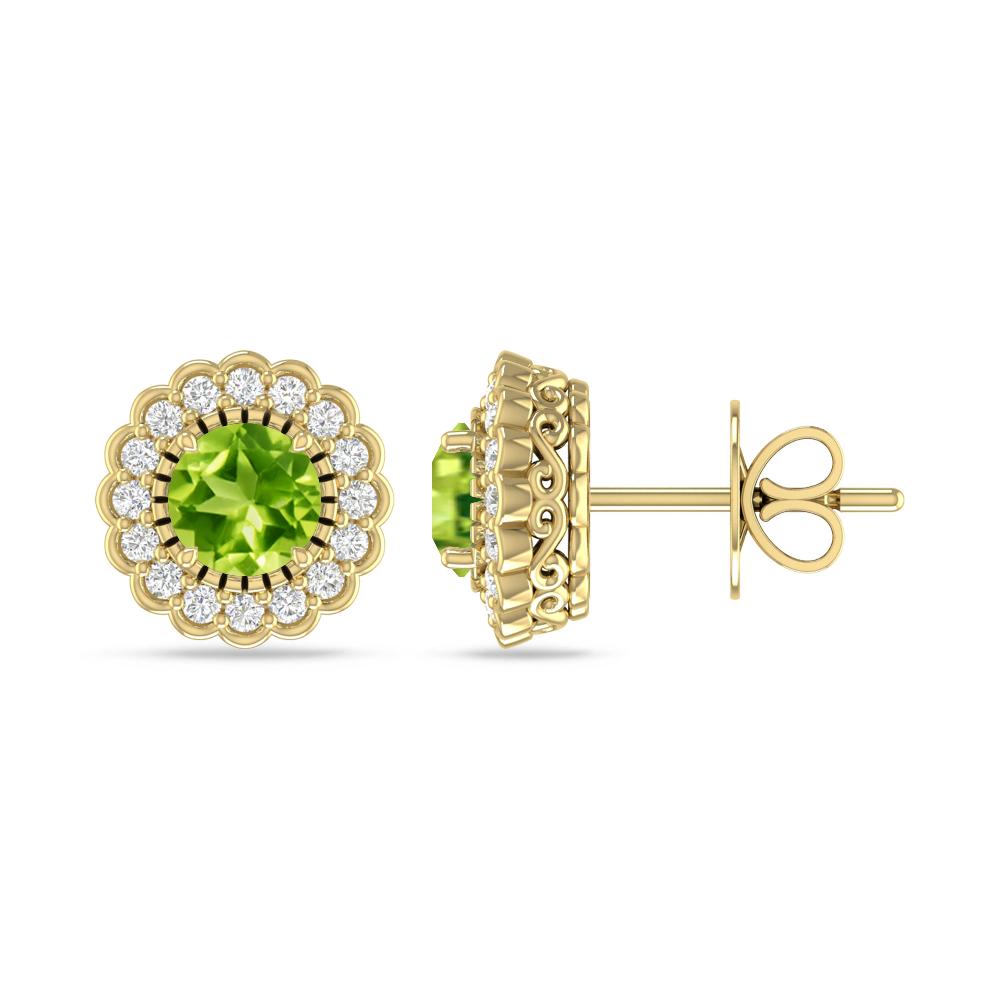 Yellow Gold - Peridot