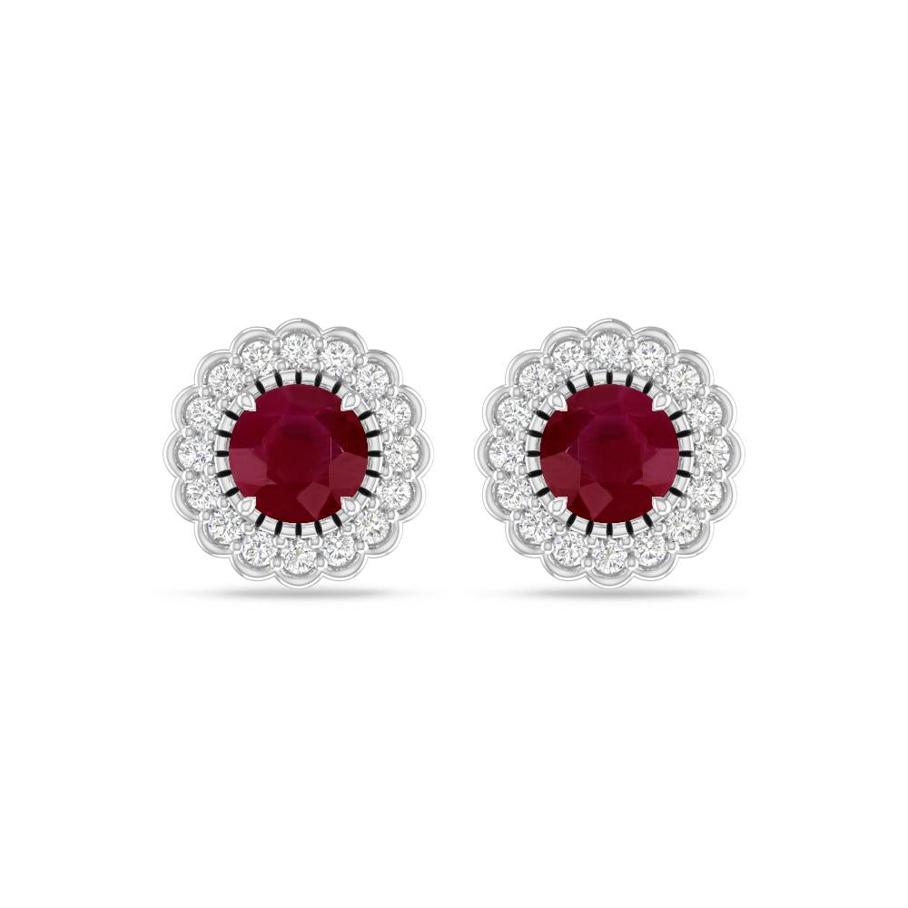 White Gold - Ruby