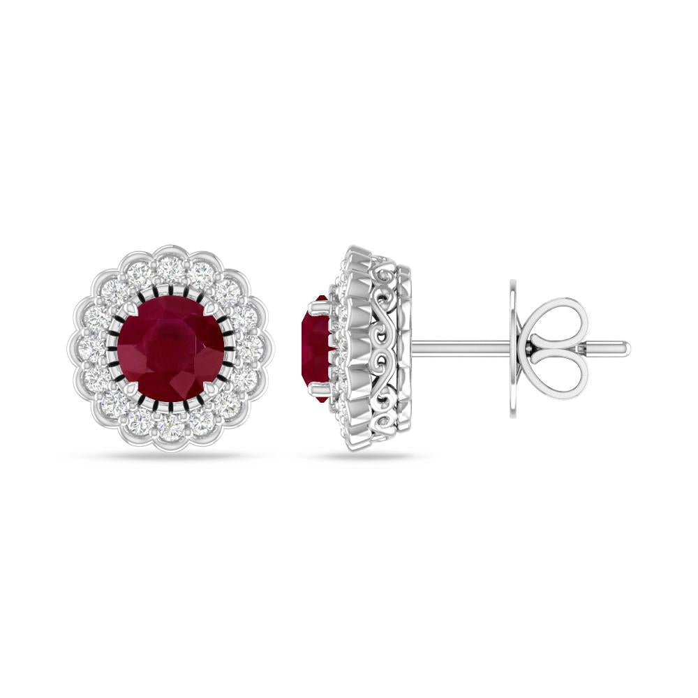 White Gold - Ruby
