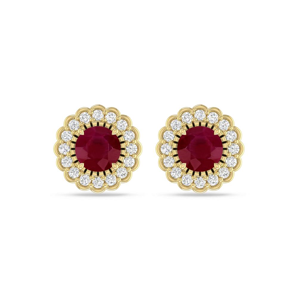 Yellow Gold - Ruby