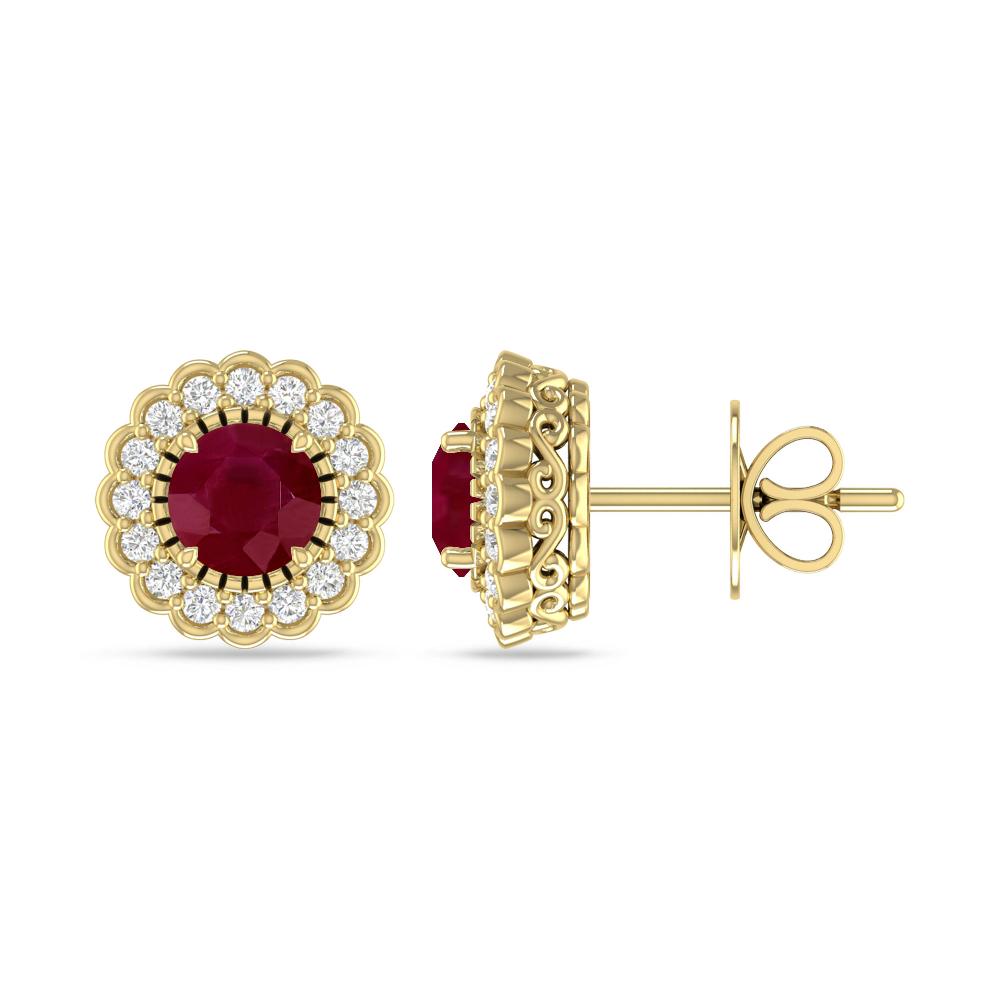 Yellow Gold - Ruby