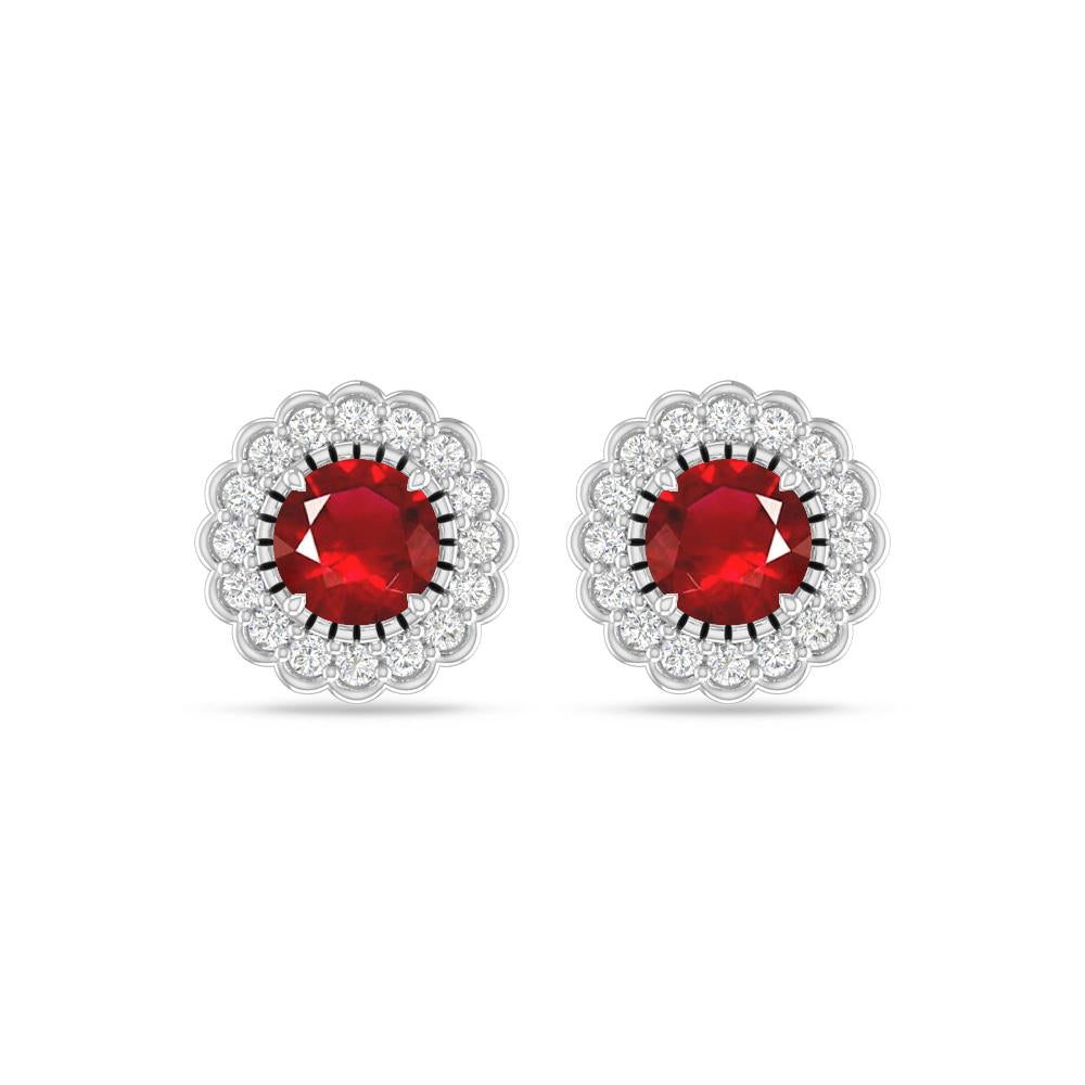 White Gold - Ruby