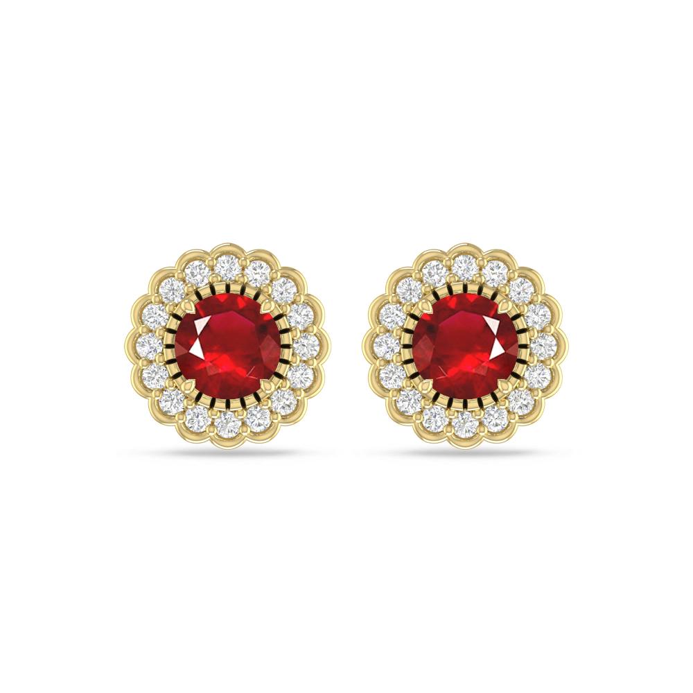 Yellow Gold - Ruby