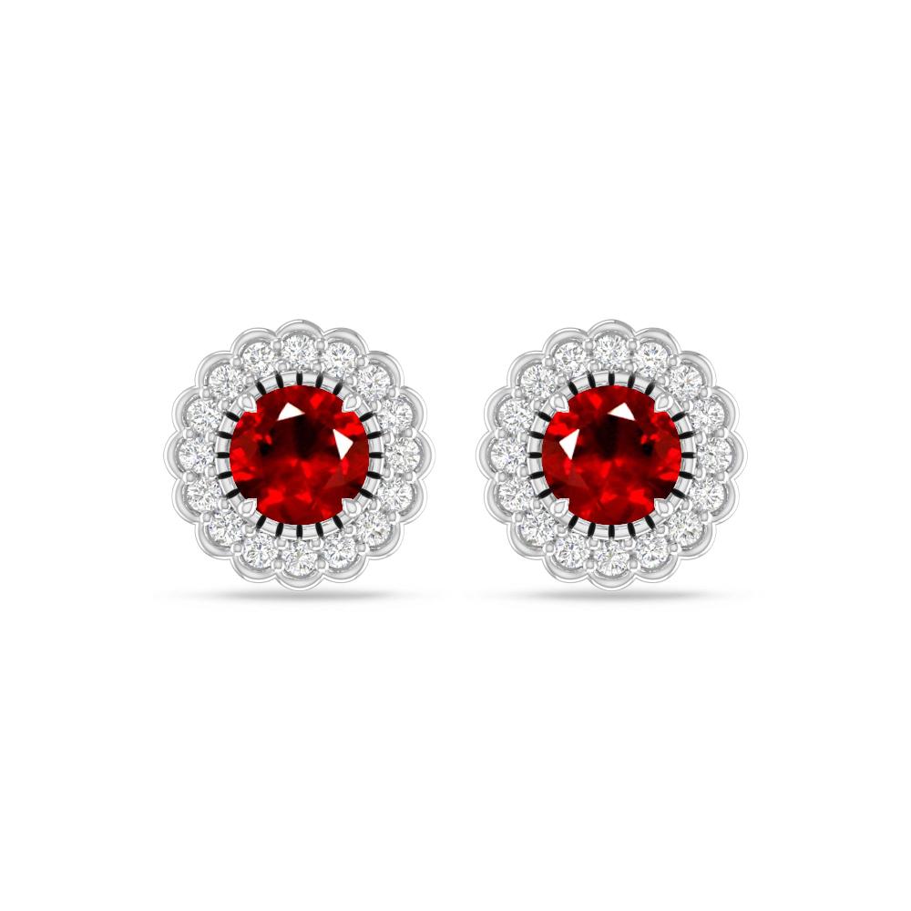 White Gold - Ruby