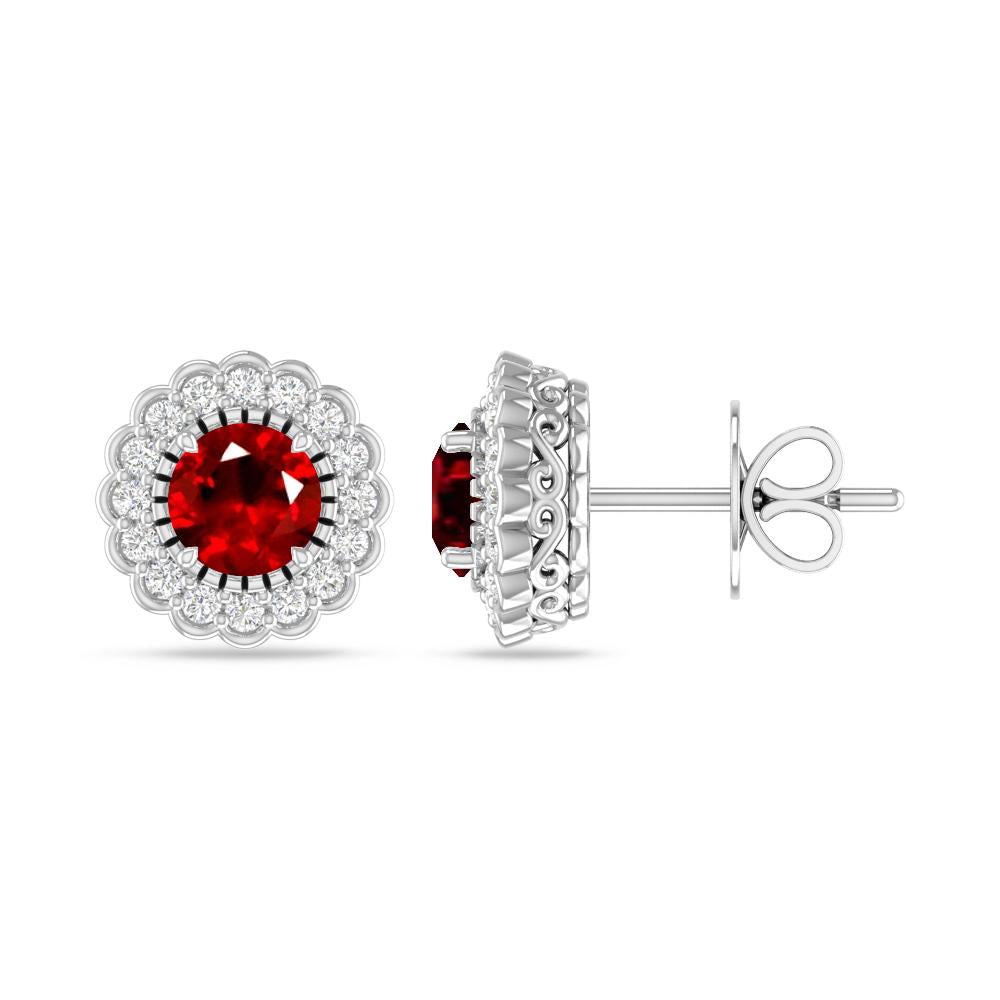 White Gold - Ruby