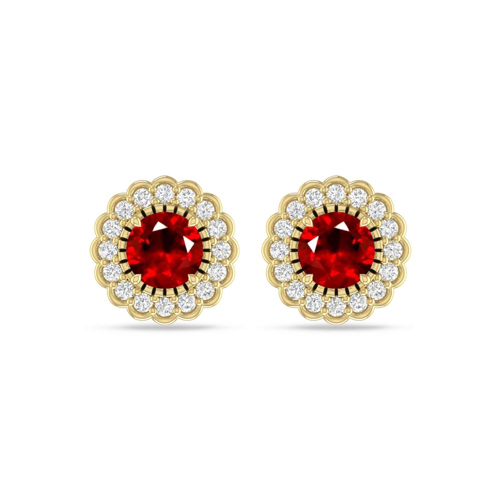 Yellow Gold - Ruby