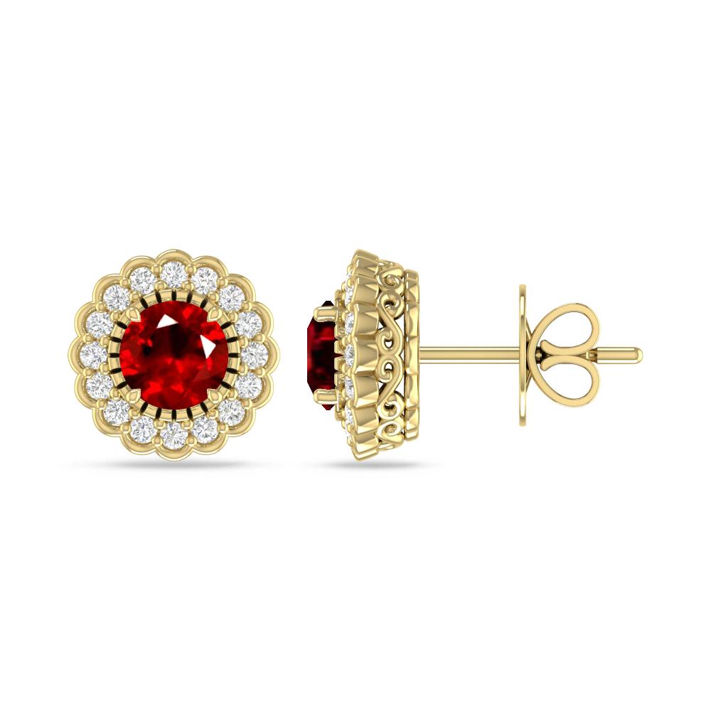 Yellow Gold - Ruby