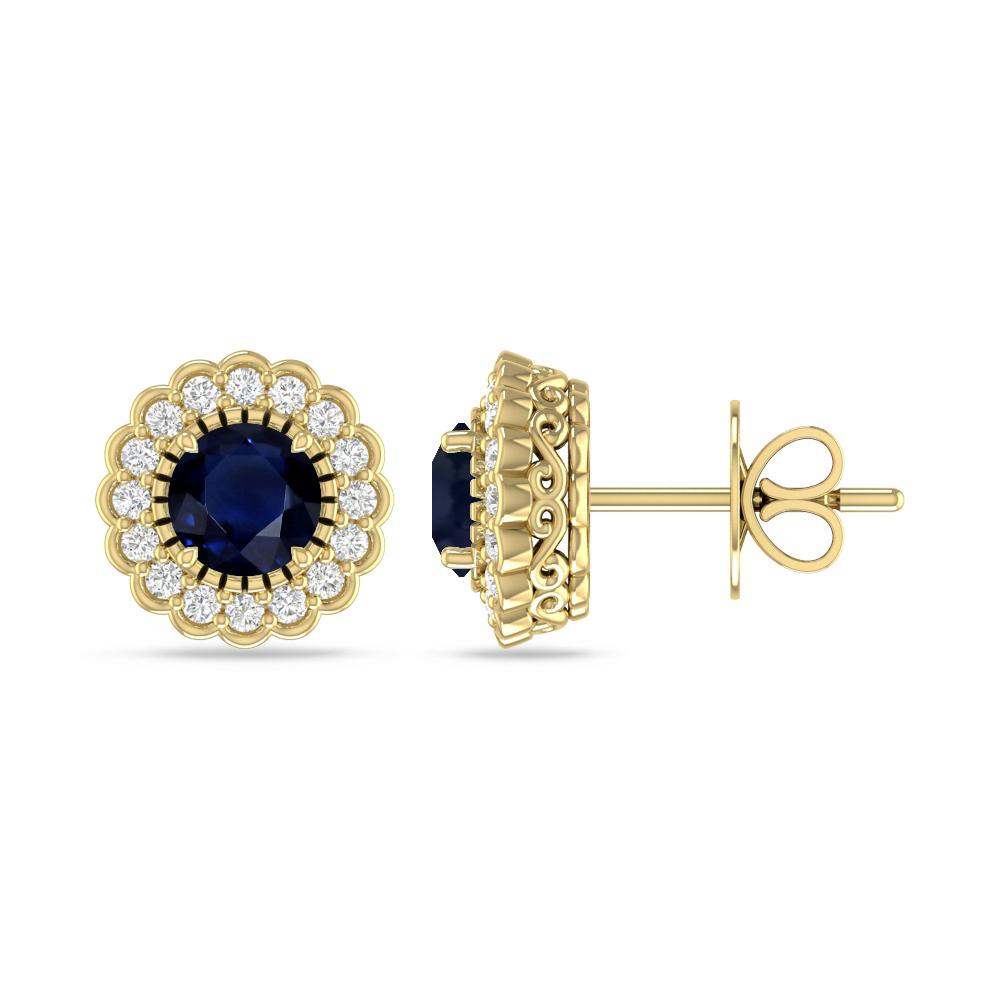 Yellow Gold - Sapphire