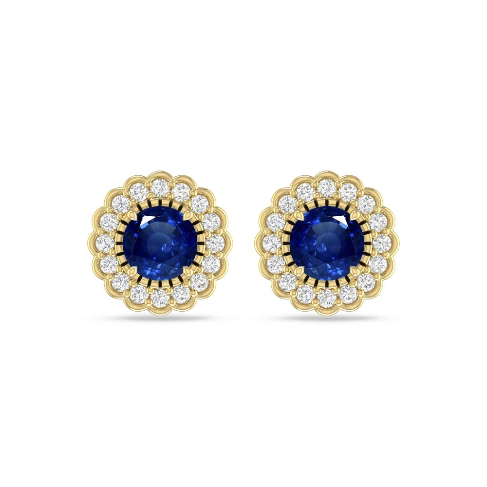 Yellow Gold - Sapphire