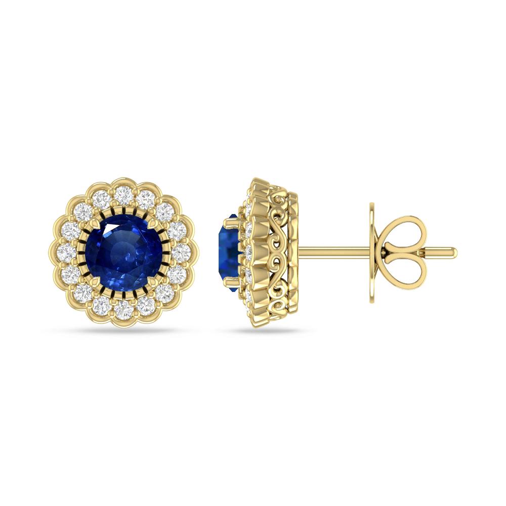 Yellow Gold - Sapphire