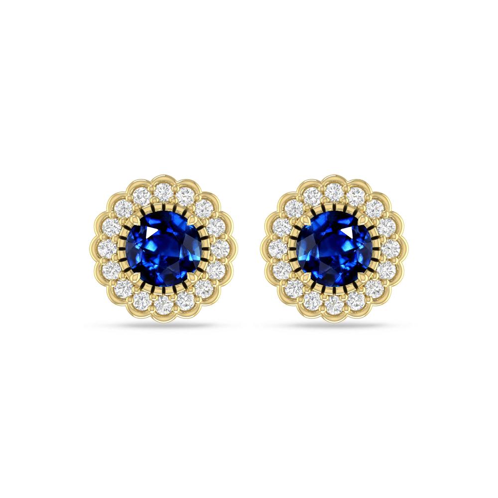 Yellow Gold - Sapphire