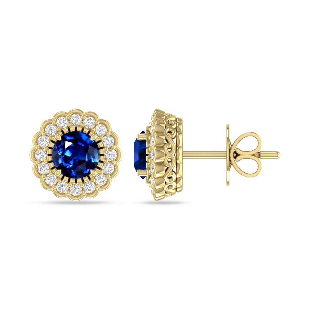 Yellow Gold - Sapphire