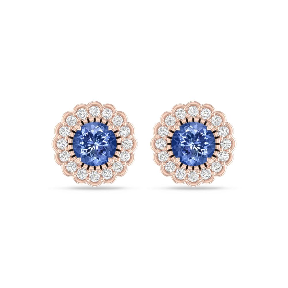 Rose Gold - Tanzanite