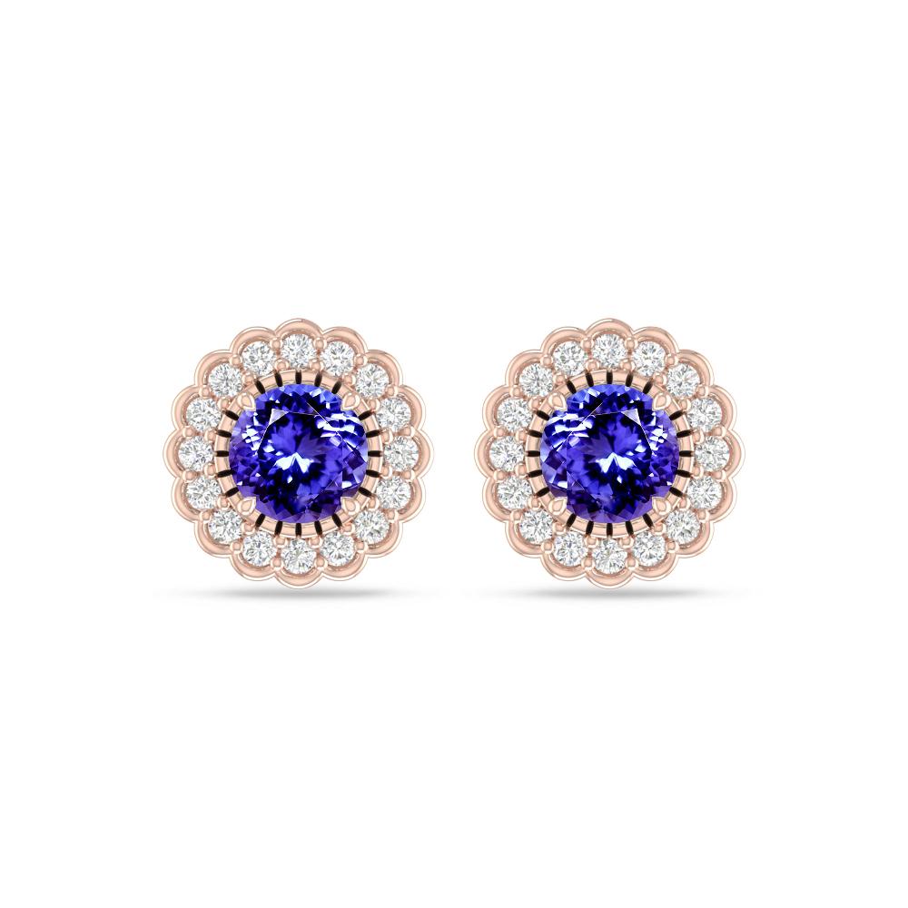 Rose Gold - Tanzanite