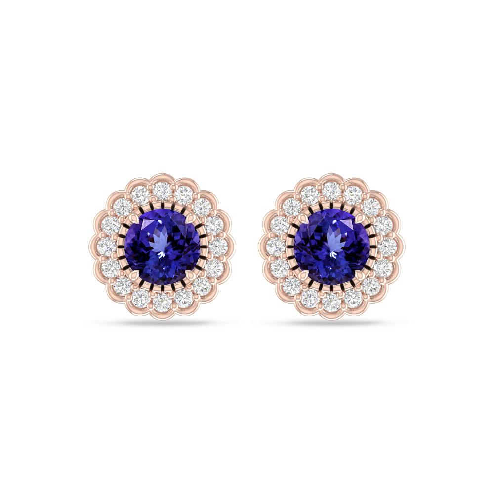 Rose Gold - Tanzanite