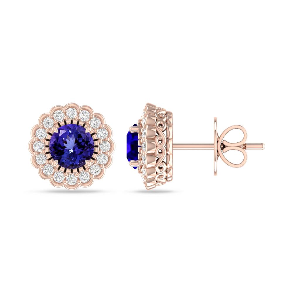 Rose Gold - Tanzanite