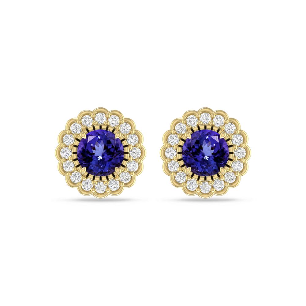 Yellow Gold - Tanzanite