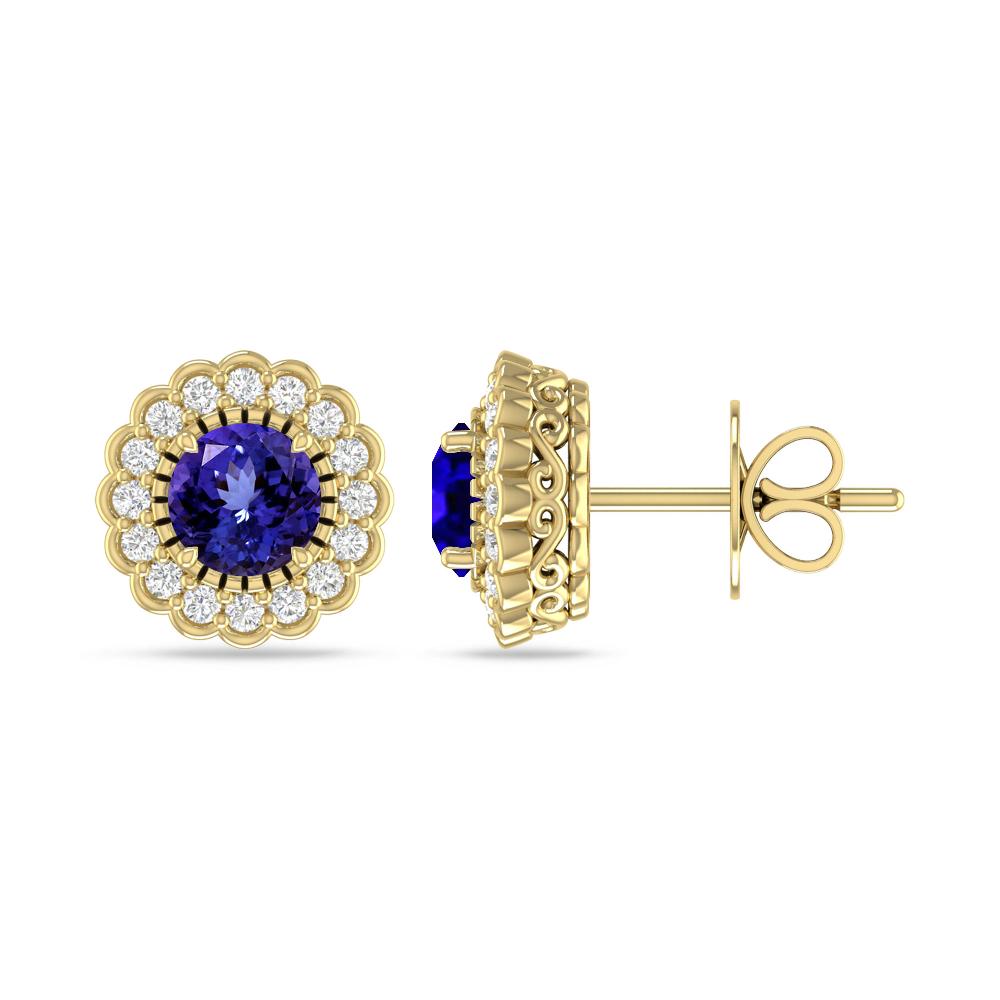 Yellow Gold - Tanzanite