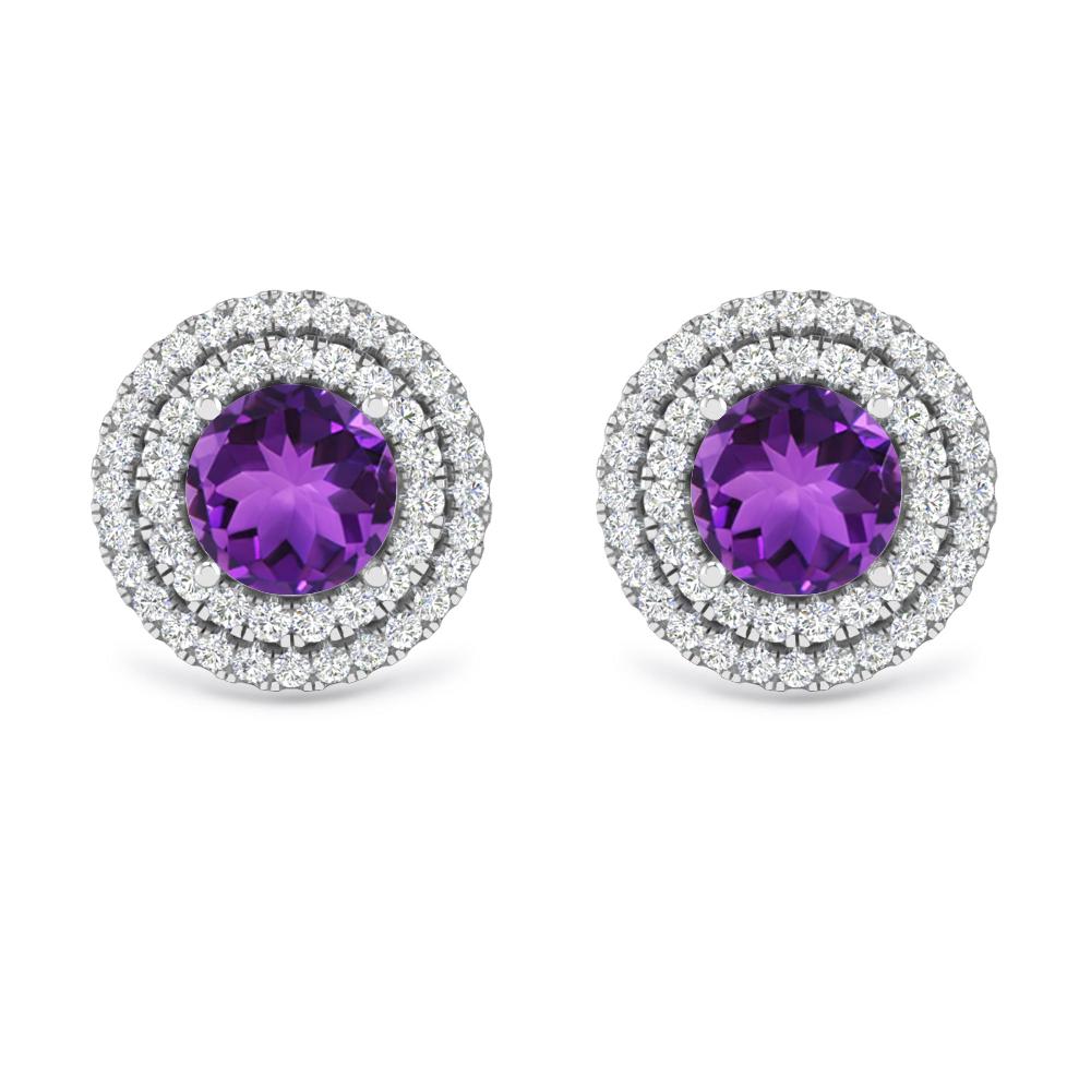 White Gold - Amethyst