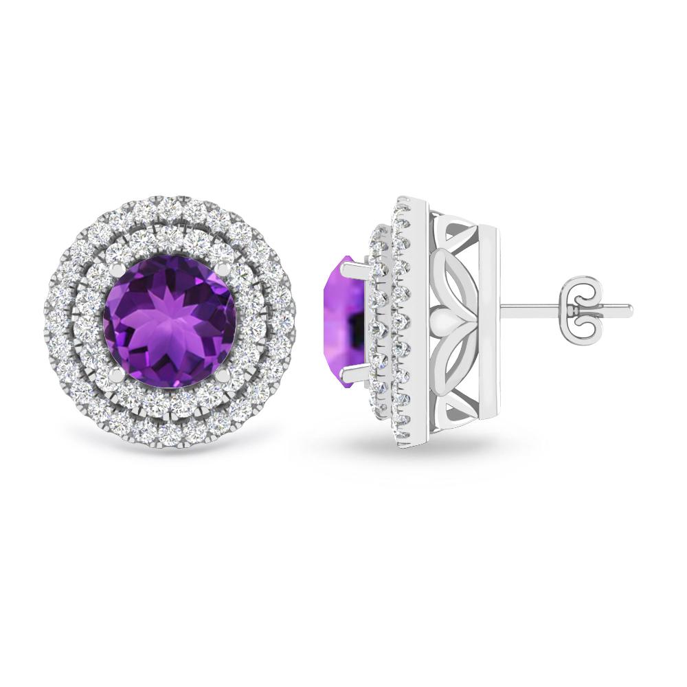 White Gold - Amethyst