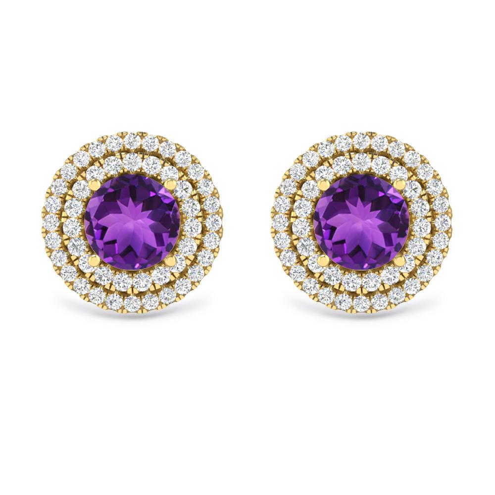 Yellow Gold - Amethyst