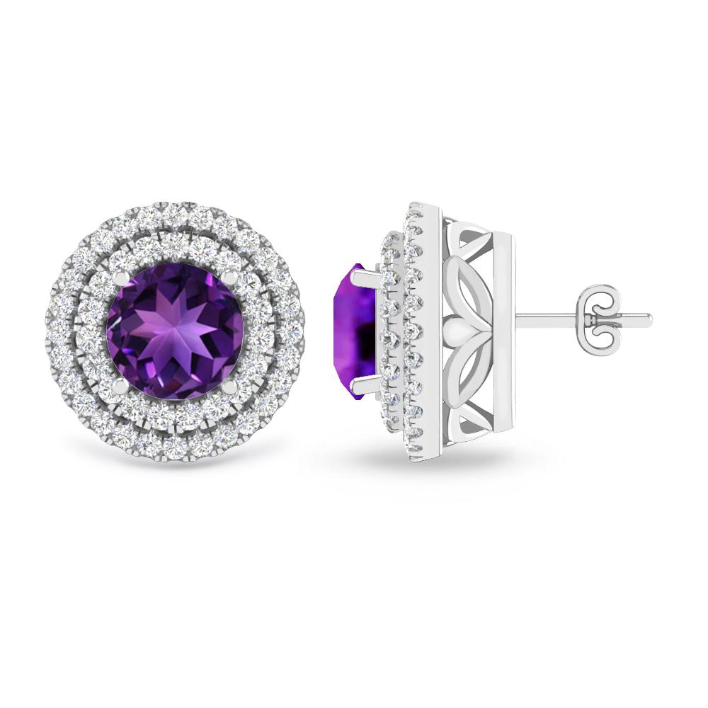 White Gold - Amethyst