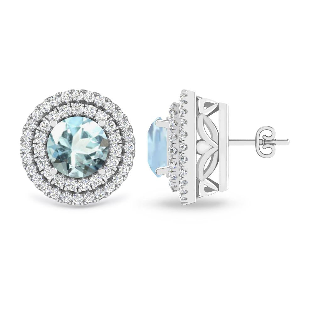 White Gold - Aquamarine