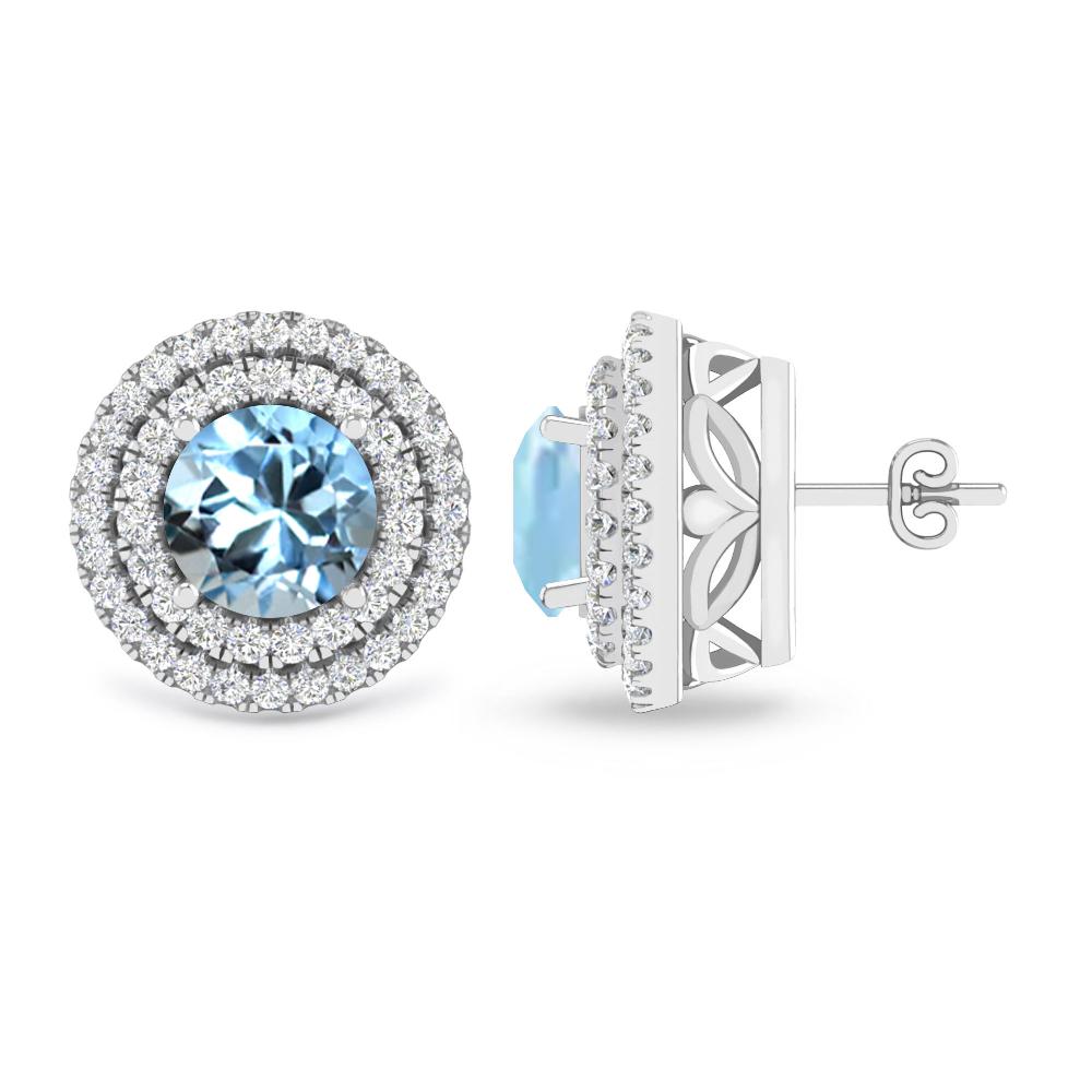White Gold - Aquamarine