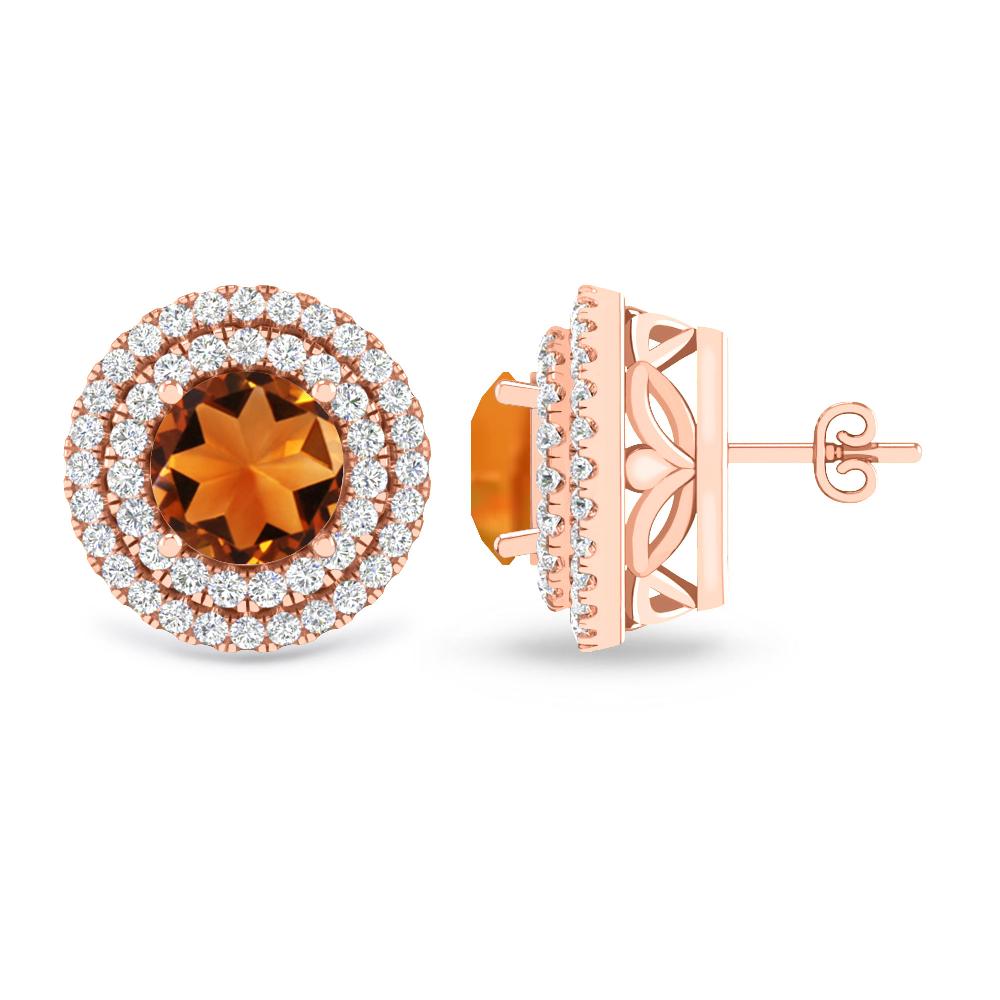 Rose Gold - Citrine