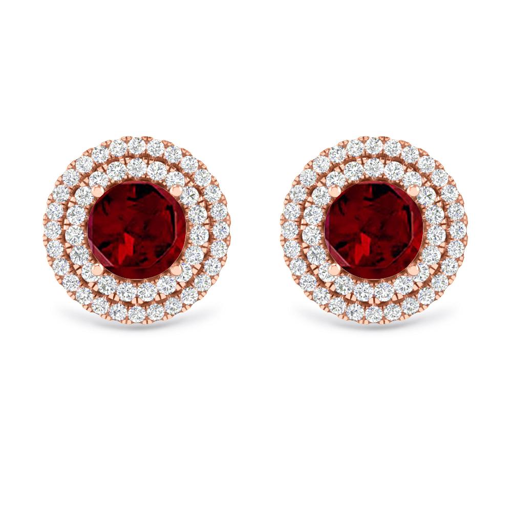 Rose Gold - Garnet