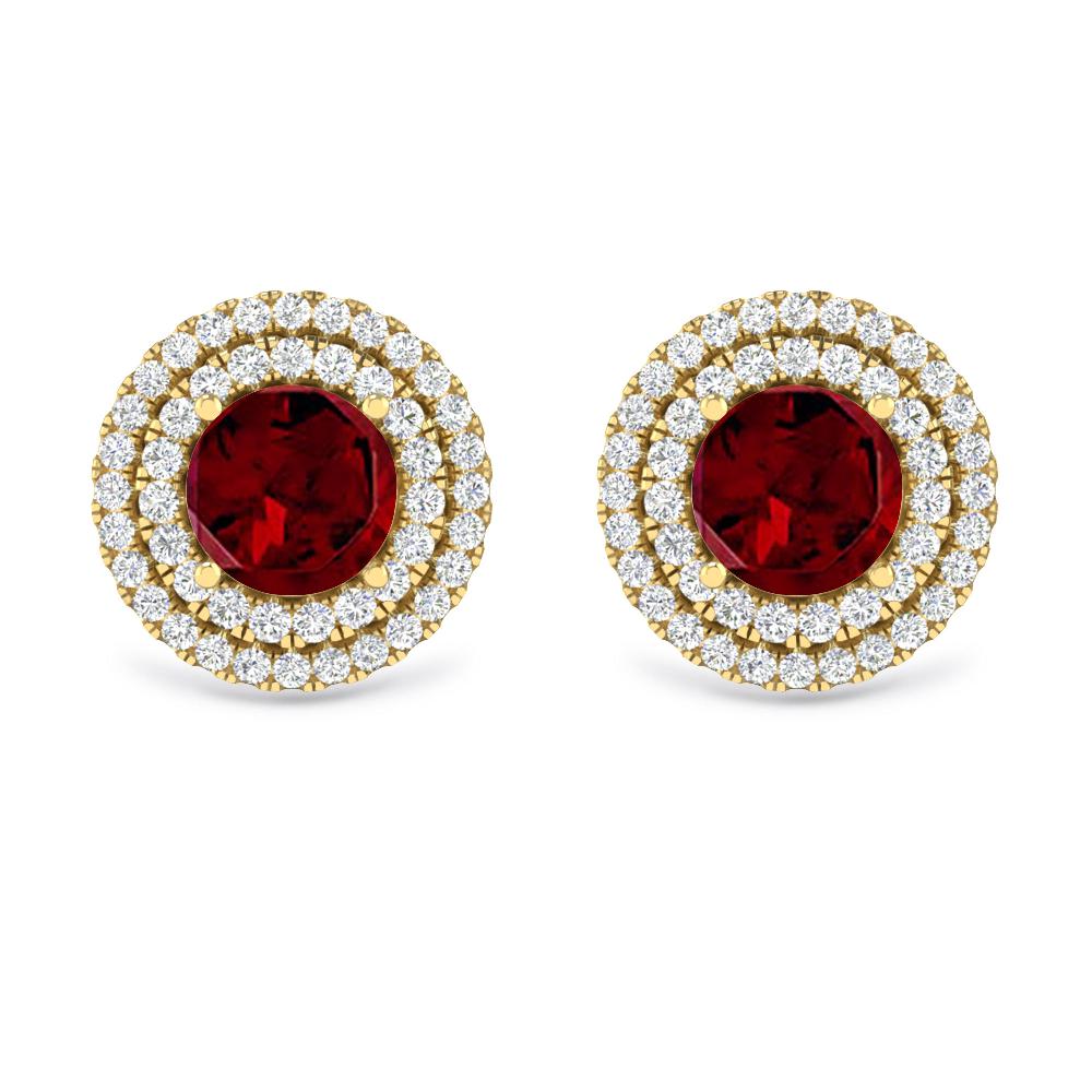 Yellow Gold - Garnet