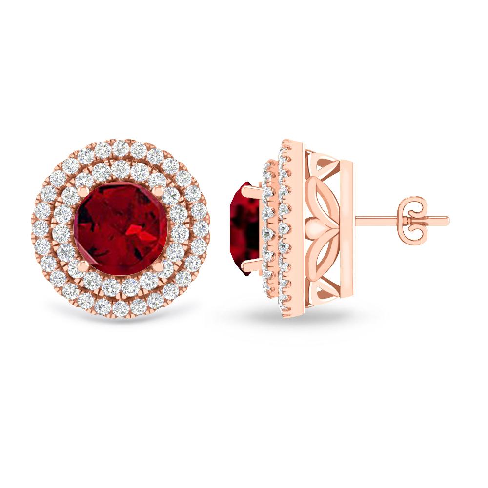 Rose Gold - Garnet