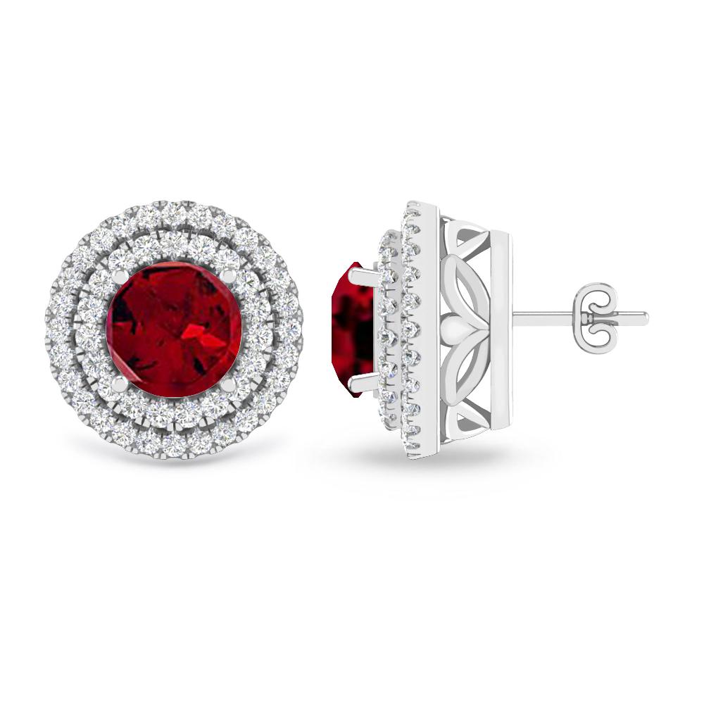 White Gold - Garnet