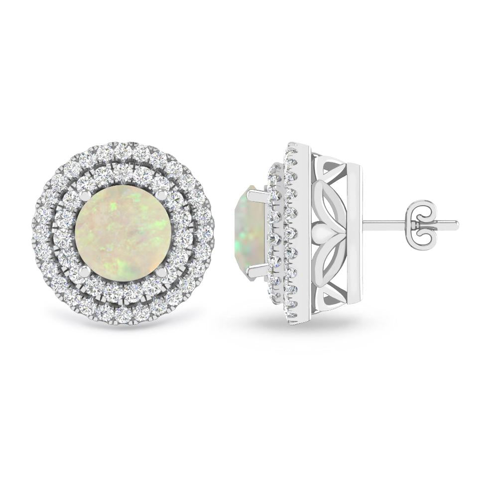 White Gold - Opal