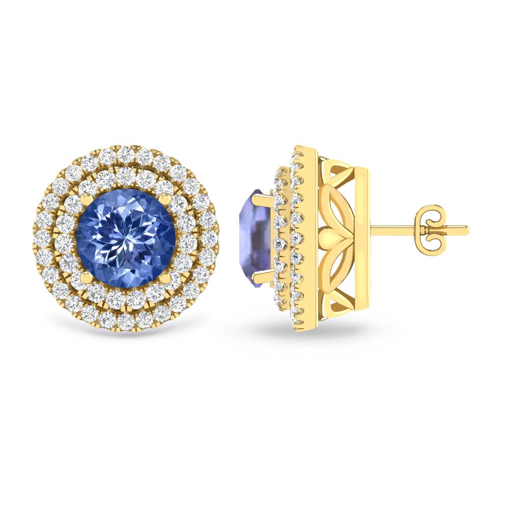 Yellow Gold - Tanzanite