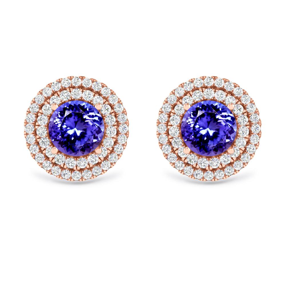 Rose Gold - Tanzanite