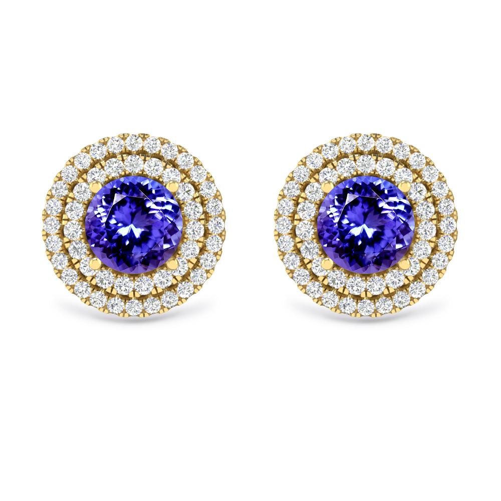 Yellow Gold - Tanzanite