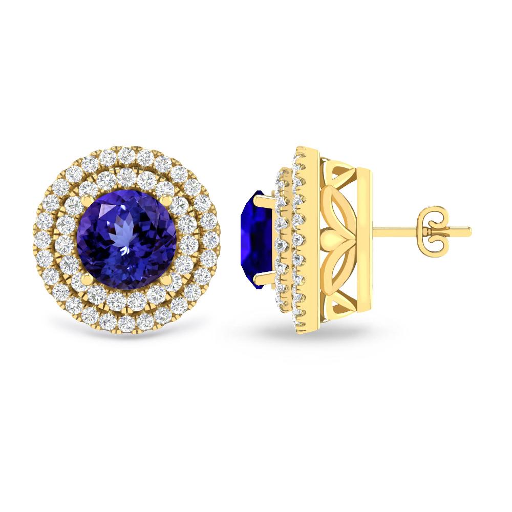 Yellow Gold - Tanzanite