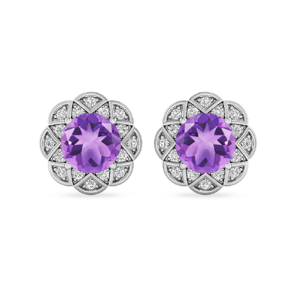 White Gold - Amethyst