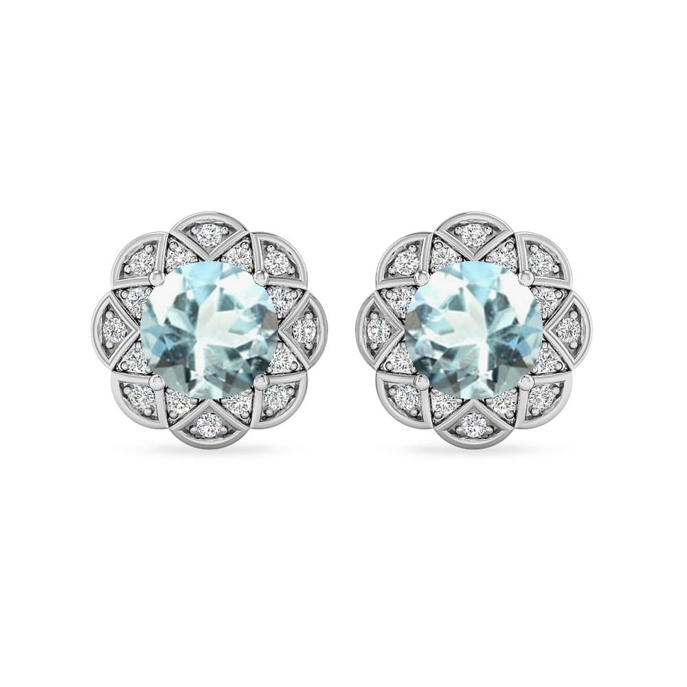 White Gold - Aquamarine