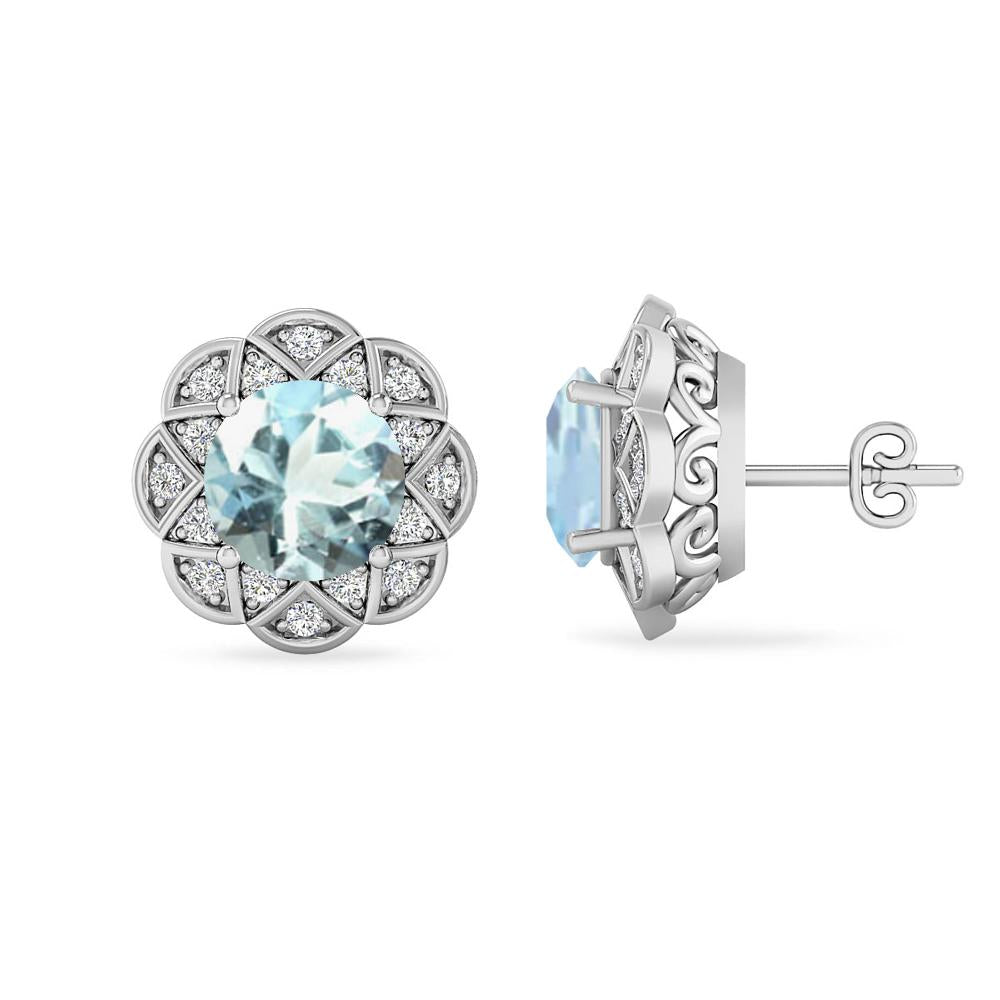 White Gold - Aquamarine