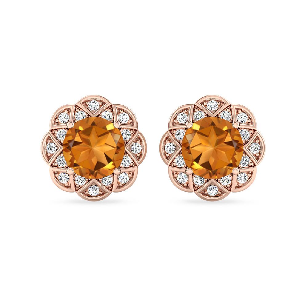 Rose Gold - Citrine