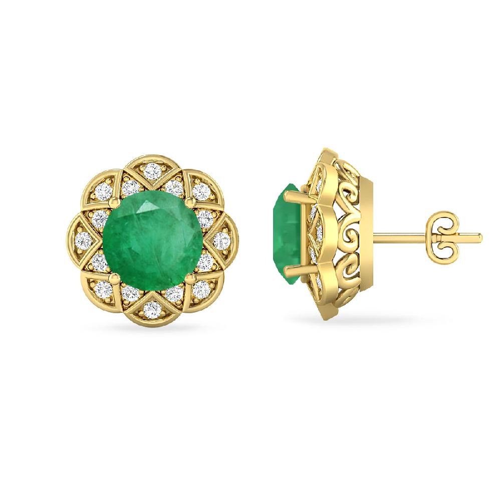 Yellow Gold - Emerald