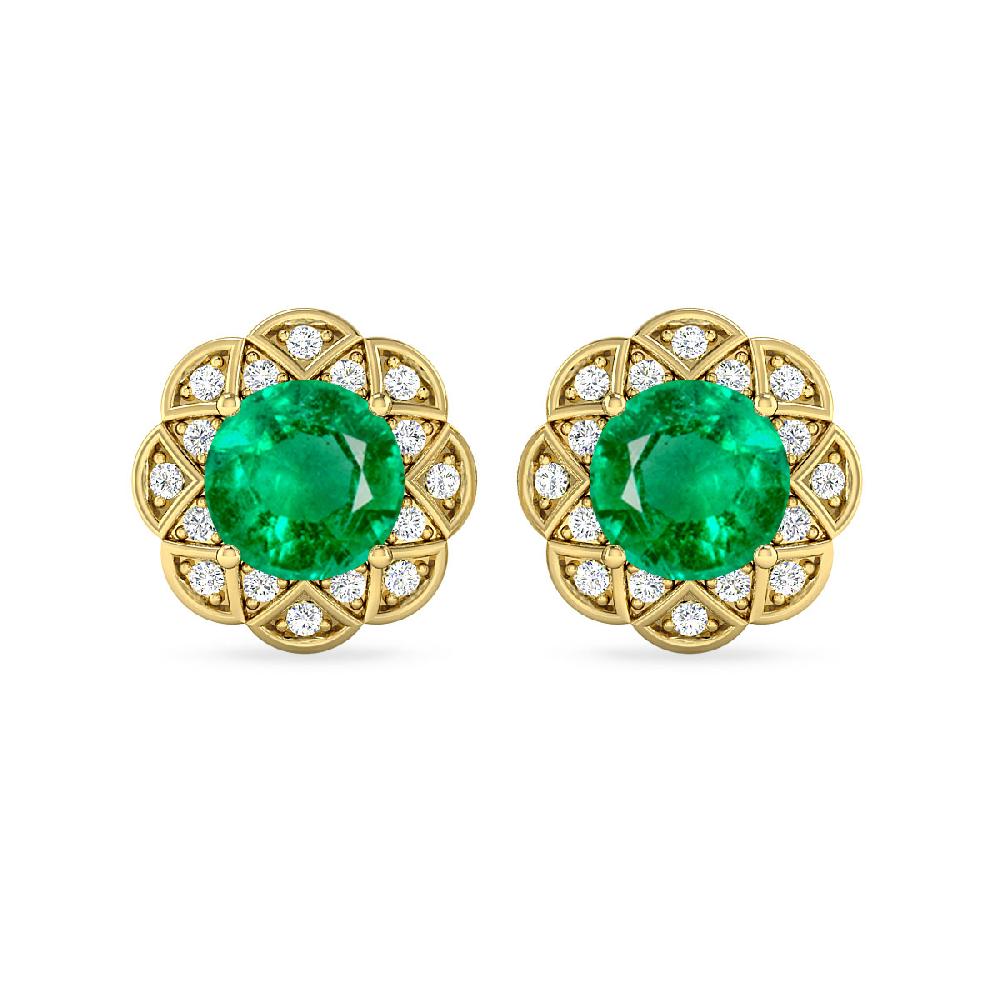 Yellow Gold - Emerald