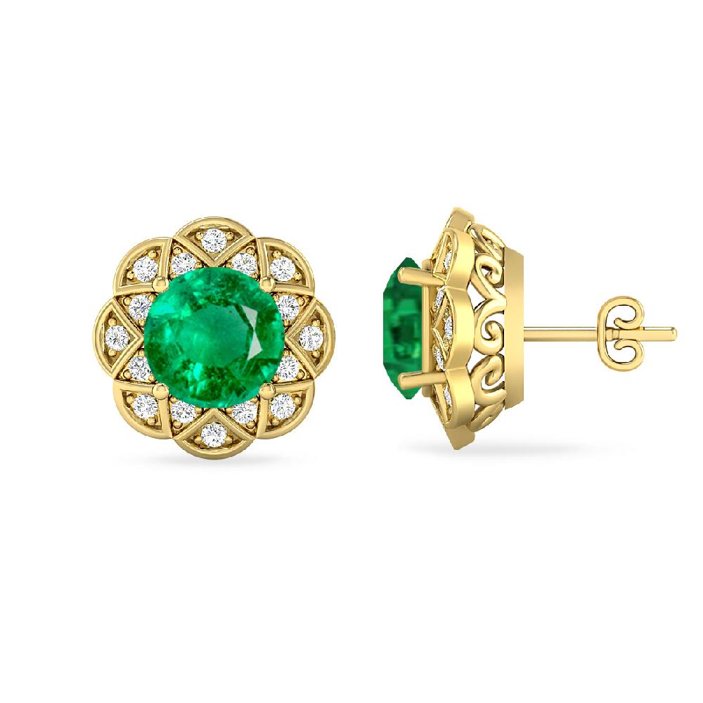 Yellow Gold - Emerald