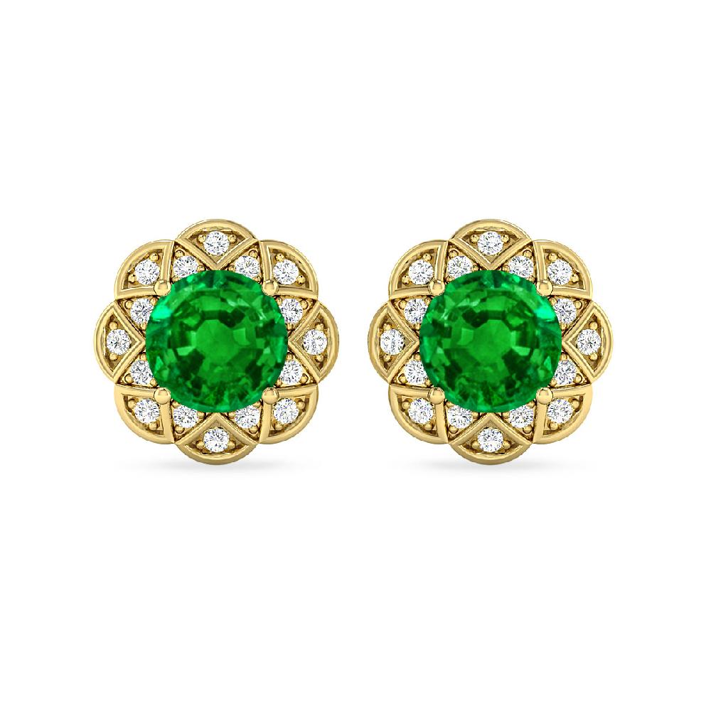 Yellow Gold - Emerald