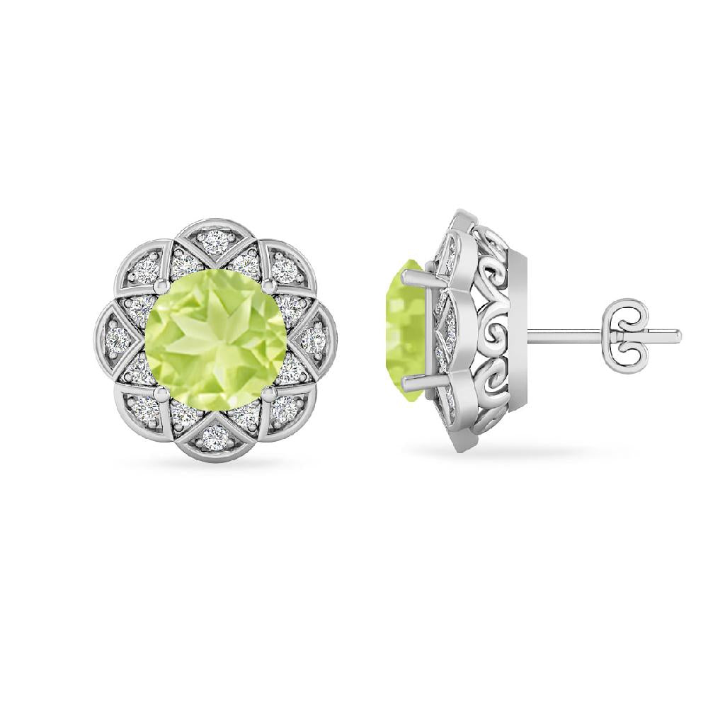 White Gold - Peridot