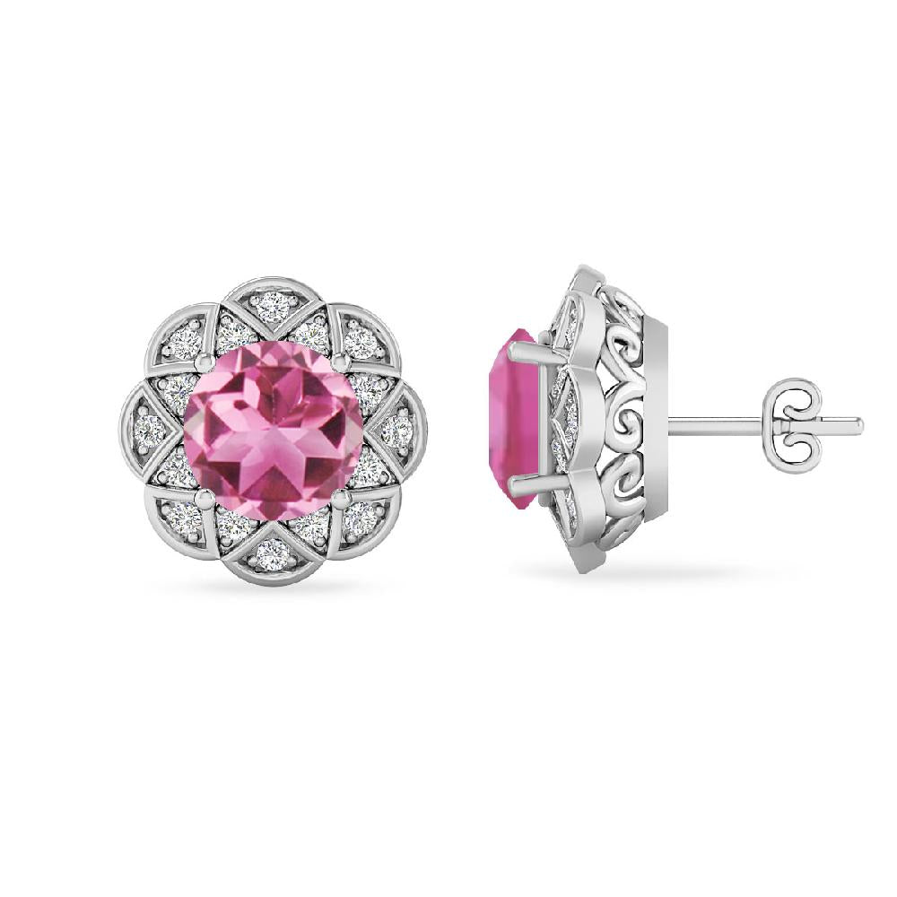 White Gold - Pink Tourmaline